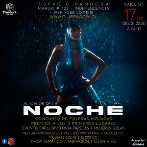 SABADO 17 , UNA NOCHE EXTRA HOT , PANDORA TE ESPERA CON FIESTA *AL CALOR DE LA NOCHE*HAZ TU RESERVA SOLO EN NUESTRO WSP +56950011918